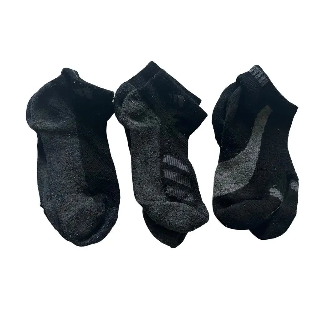 Boys Puma Adidas Athletic Ankle Socks Youth Large